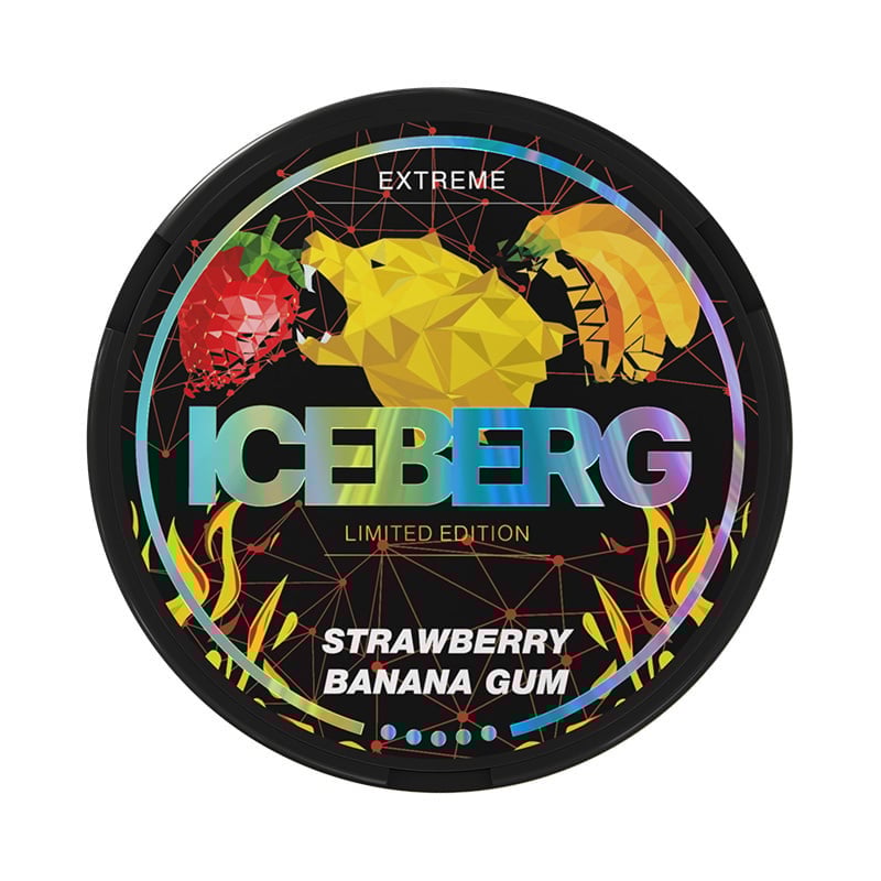 Iceberg Strawberry Banana Gum