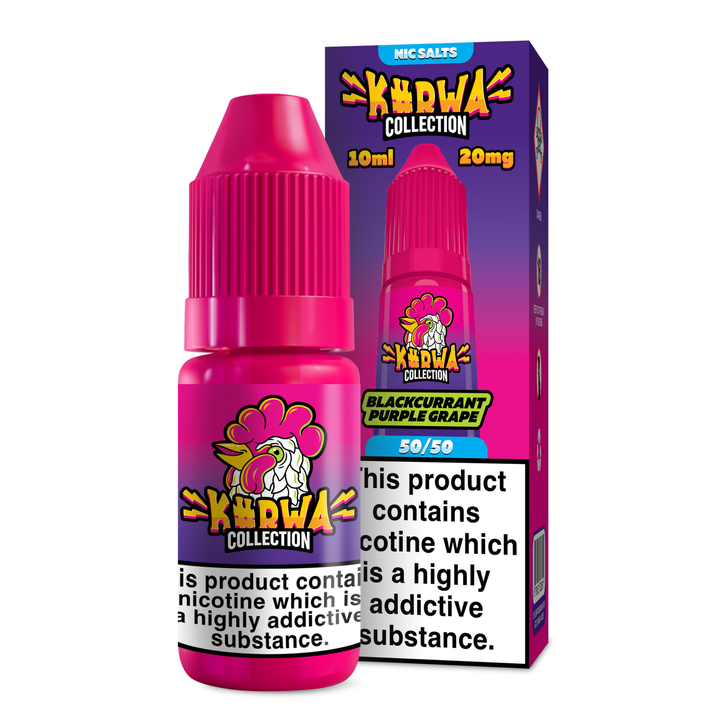 K#RWA E-Liquid Schwarze Johannisbeere Lila Traube