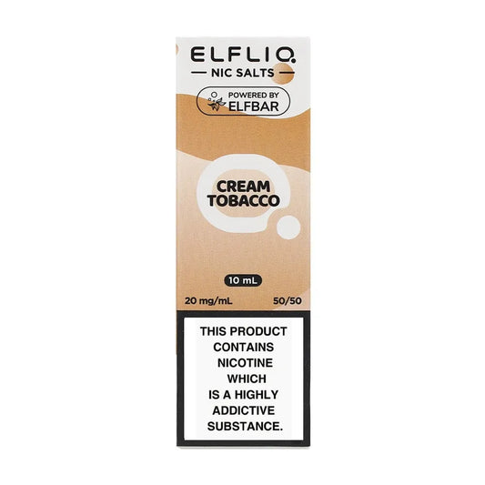 Elfliq E-Liquid Cream Tobacco